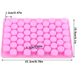 YIMINGMOLD Round Silicone Candy Molds For Hard Candy Gummy