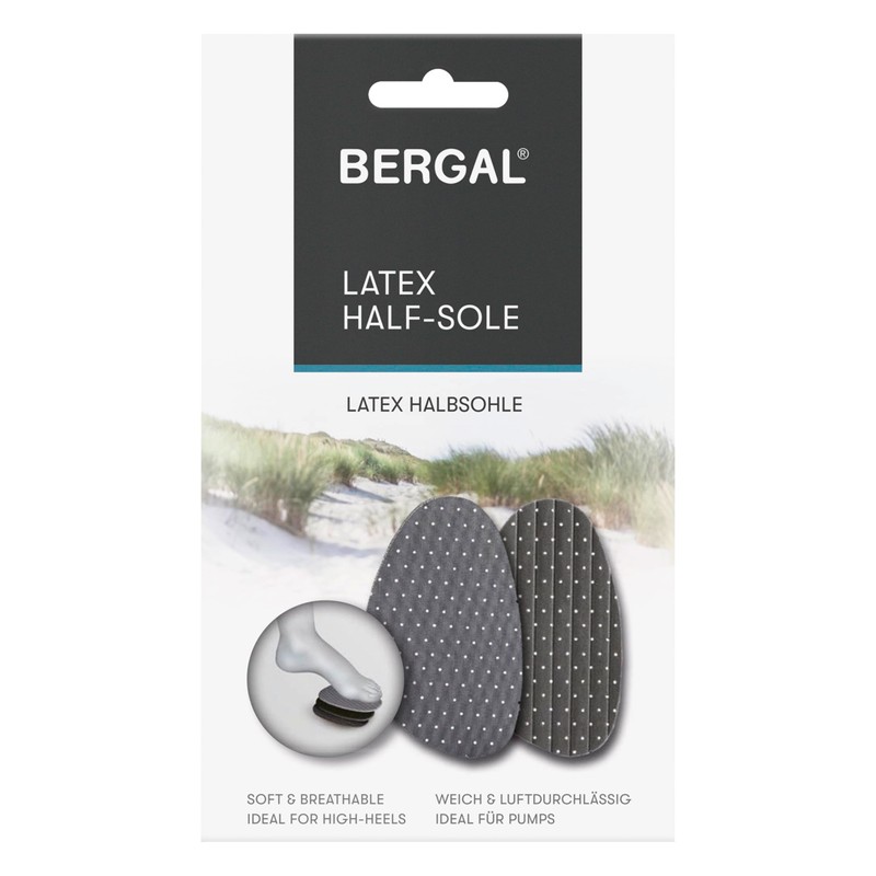 BERGAL Latex Half Sole 1 Pair