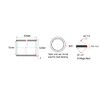 sourcing map Sleeve Bearing 10mm Bore x 12mm OD x