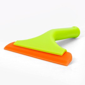 GUGUGI GUGUGI,Super Flexible Silicone Squeegee, Auto Water Blade, Water Wiper, Shower Squeegee, 5.9' Blade and 7.5' Long Handle, for Car Windshield, Window, Mirror, Glass Door