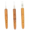 AUEAR, 1 Hook, 2 Hooks, 3 Hooks Dreadlock Crochet Hook