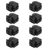 OTTFF 8 Pack Black Pivot Joint for 2020 Aluminum Profile,