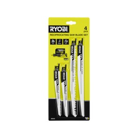 Ryobi 4 Piece Reciprocating Saw Blade Set