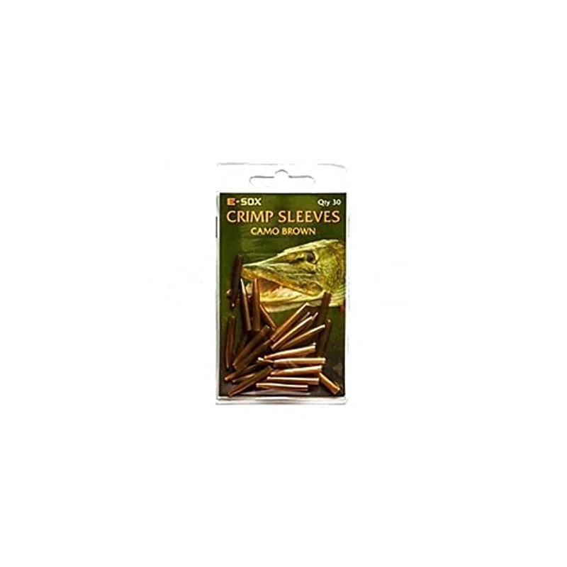 Drennan E-Sox Crimp Sleeves For Pike Fishing Pack Of 30: