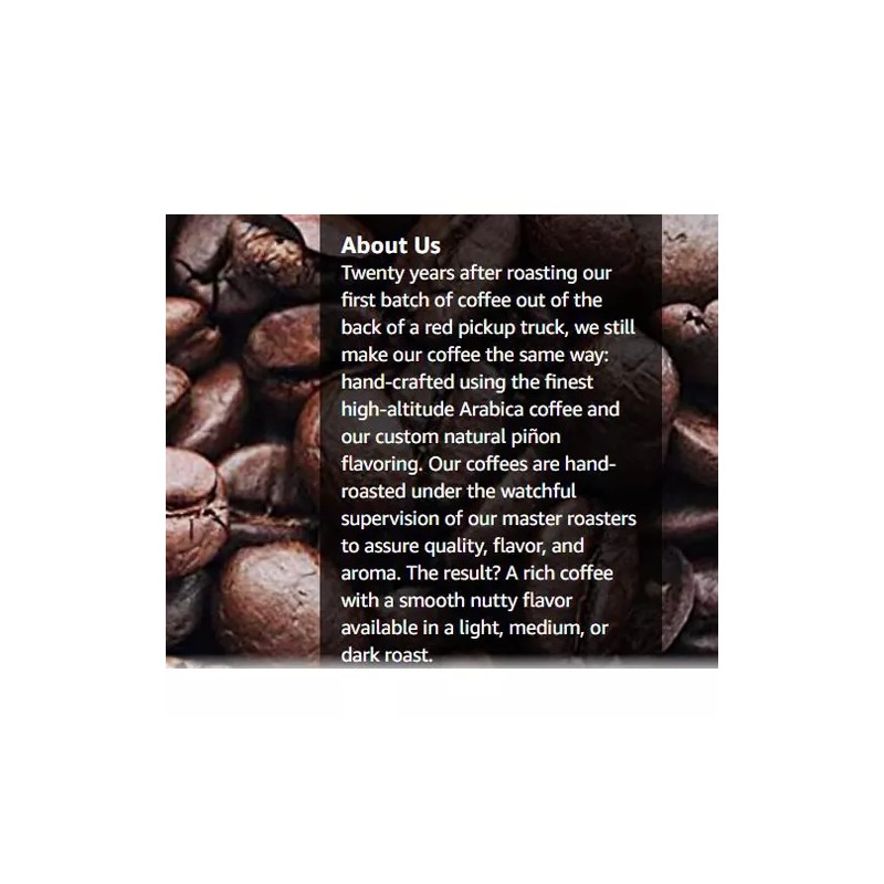 New Mexico Piñon Coffee Naturally Flavored Coffee ( Blonde Piñon