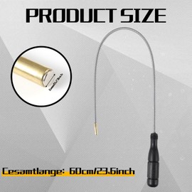 Flexible Magnetic Pickup Tool, Magnet Stick with 50 cm Flexible Gooseneck for Hard-to-Reach Home Sink Drains, Car Keys, USB's, Bolts, Nuts, Screws