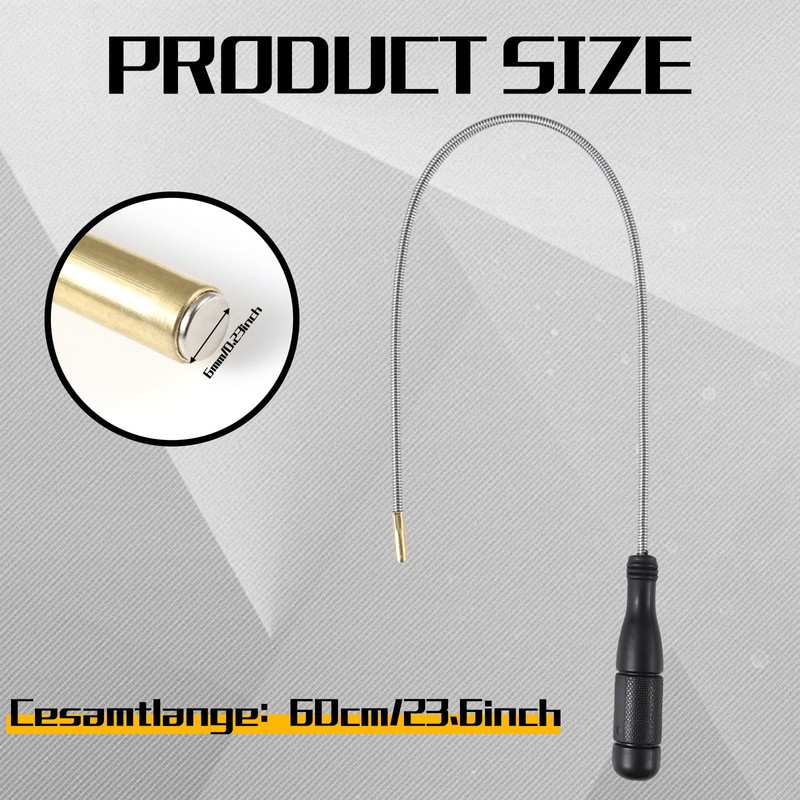 Flexible Magnetic Pickup Tool, Magnet Stick with 50 cm Flexible