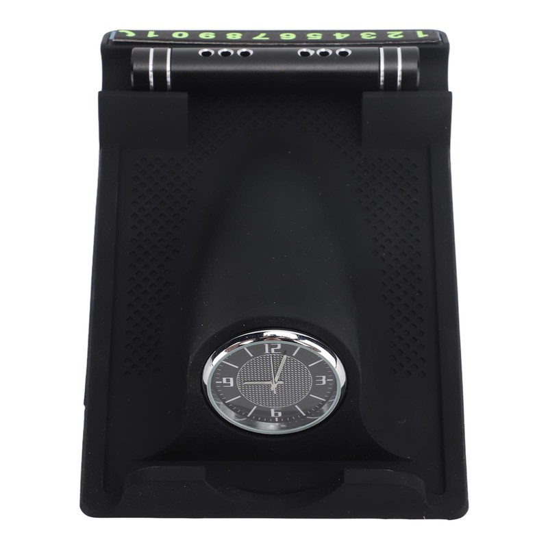 Central Console Dashboard Clock Parking Phone Number Card Aromatherapy Tube
