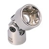 KS Tools 911.3848 3/8" CHROMEplus Hexagonal socket with flexible joint,