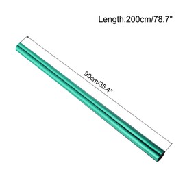 MECCANIXITY Window Privacy Film, One Way Daytime Privacy Heat Control Blocking Static Cling Window Tint for Home Office, Green, 35.4x78.7 Inch