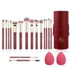 Beauty - Juego de brochas de maquillaje de viaje, 16