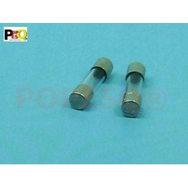 POPESQ® 2 Stück Glassicherung 20 mm x 5 mm 0,2 A 250 V AC langsam #A5118