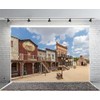 Yeele 10x8ft Western Town Backdrop West Cowboy Background for Photography