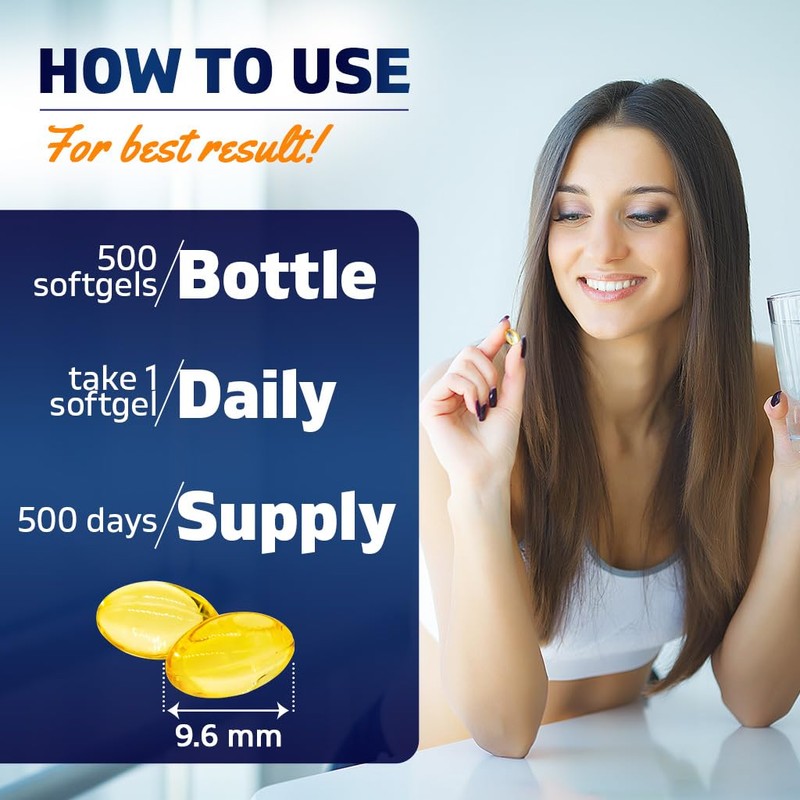 Vitamatic Vitamin D3 5000 IU (125 mcg) – 500 Mini