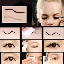 Delineador 36h Para Ojo Plumón Negro Maquillaje 6 Piezas                                                                                              