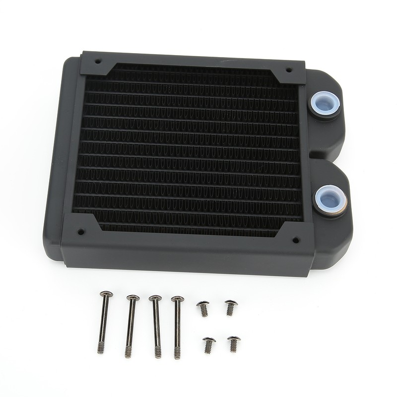 Computer Water Cooling Copper Radiator 14 Tubes CPU Cooler Heatsink