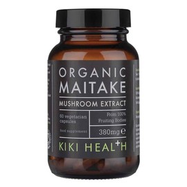 KIKI Health - Organic Maitake, Full-Spectrum Mushroom Extract - Standardised to 50% Polysaccharides - Made from 100% Fruiting Bodies - Natural Extract - 60 Veg Capsules