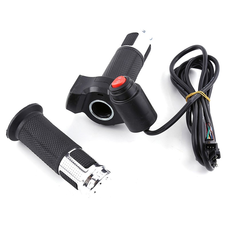 Twist Throttle Grips 3 Speed With LED Display Screen Handle