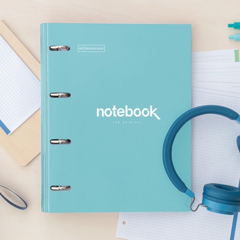 Miquelrius - Notebook Ring Binder with 4 Rings with 100