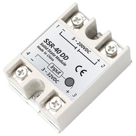 Solid State Relay Pure Red Copper Intelligent Chip Stable Performance High Safety SSR 40DD SSR 40DD