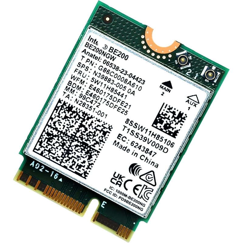 A-DIGISHUO WiFi 7 BE200 BE200NGW M.2 WiFi Card BT5.4 802.11BE