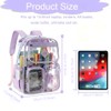 MATMO Clear Backpack for Girls Women Heavy Duty Transparent Backpack