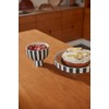 OYOY Toppu Bowl - White Stoneware Bowl in Scandinavian Design,