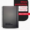 Meeting Notebook for Work 8.5x11 – Professional Meeting Planner with