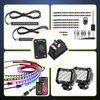 Nilight ON-Off Switch Panel 4 PIN DPST Toggle Switches Panel