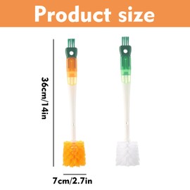 Multifunctional 5-in-1 Bottle Cleaning Brush Set - Premium Brushes for Water Bottles, Kettles, Cups, Straws & Small Spaces