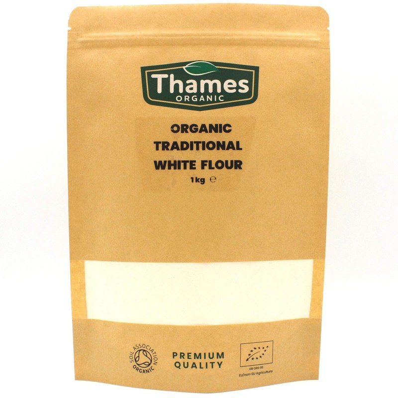 Traditional Organic White Flour-Certified Organic, Non-GMO, Vegan, No Additives, No