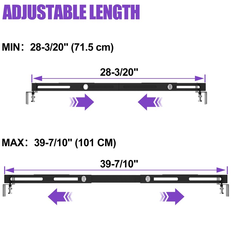 KOSEOO Undermount Sink Brackets, Adjustable Undermount Sink Support, Heavy Duty