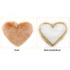 Uposao 40 x 50 cm Heart Cushion Cuddly Plush Heart