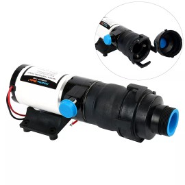 Amarine Made 12V Lift UP to 9.8 Feet Macerator Waste High-pre Water Pump 12GPM Boat RV 45LPM
