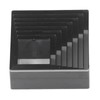 8Pcs Leather Cutting Mold Alloy Steel Square Shape Leather Punching