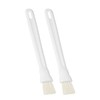 Metaltex Pastry Brush with Plastic Handle, White, 2-Piece