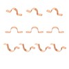 10-Pack GUOFIS 3/4Inch C x 3/4Inch C Copper Pipe Straps