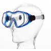 Aquatic Galeo Tauchermaske Schnorchelmaske Taucherbrille Tauchsport, Modell:Galeo/blau