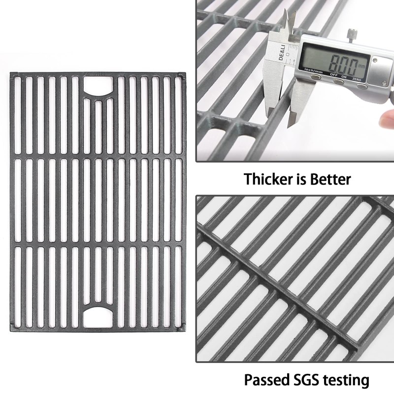 Hongso 17 inch Cast Iron Grill Grates Replacement for Nexgrill