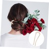 BIUDECO Hairpin for Women Pearl-adorned French Hairpin for Hair Bun