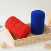 NOTIONSLAND Chunky Chenille Knitting Crochet Yarn (Red, 300g)