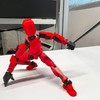SEVENCATS Robot Model Doll Movable Figure with Weapon Character Approximately
