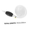 ULTECHNOVO 1Set Portable Car Fuel Transfer Siphon Pump Manual Hand