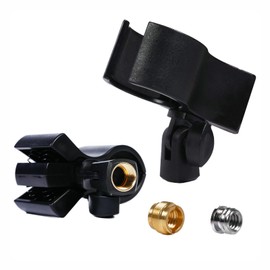 2pcs Microphone Clip, Mic holder clip is used with microphones between 32 and 60mm in diameter.mic clip for mic stand