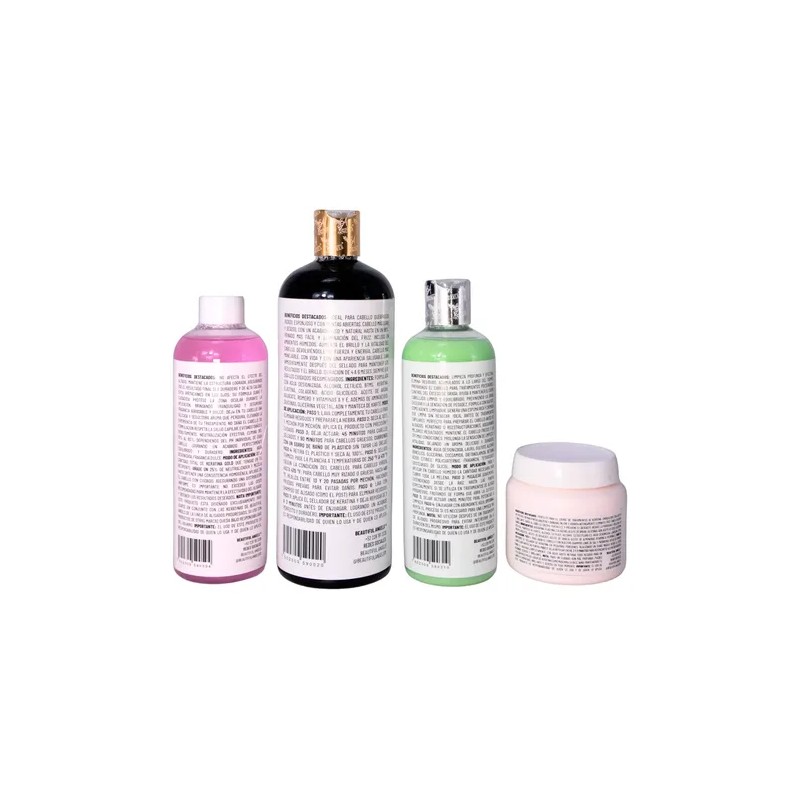 Kit Brasileña Gold,sellador,neutralizador,shampoo Lp