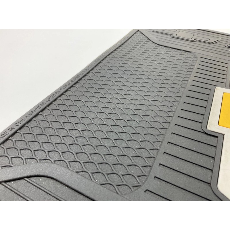 Plasticolor 001247 Rear Single Rubber Utility Floor Mat 14"x17" For