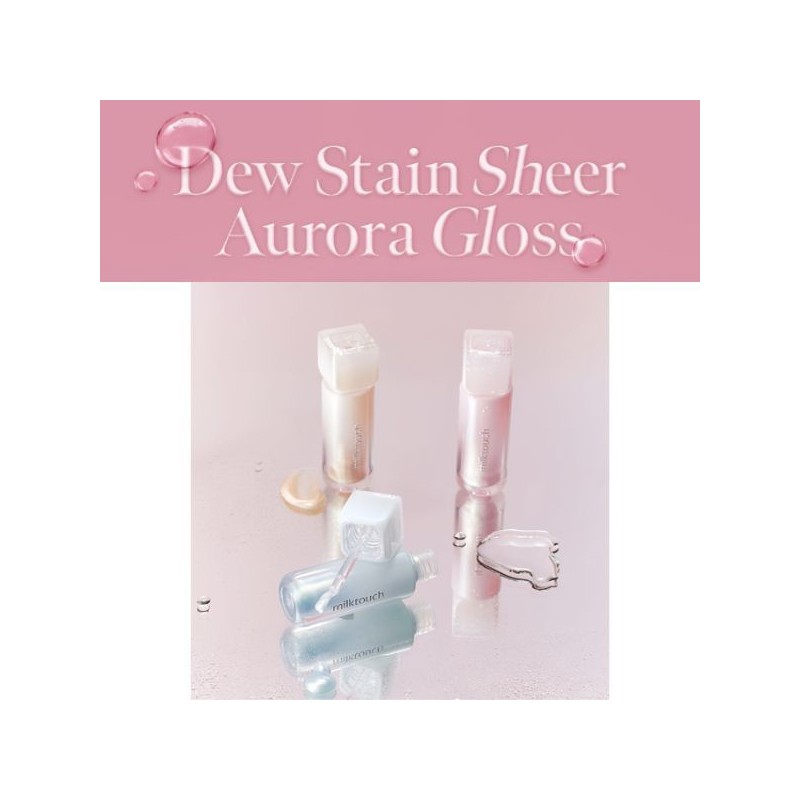 MILKTOUCH Aurora Gloss 4ml, Color:02 Baby Dew