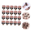 BESPORTBLE 2sets Pool Stick Tips Billiard Replacement Leather Billiard Necessity