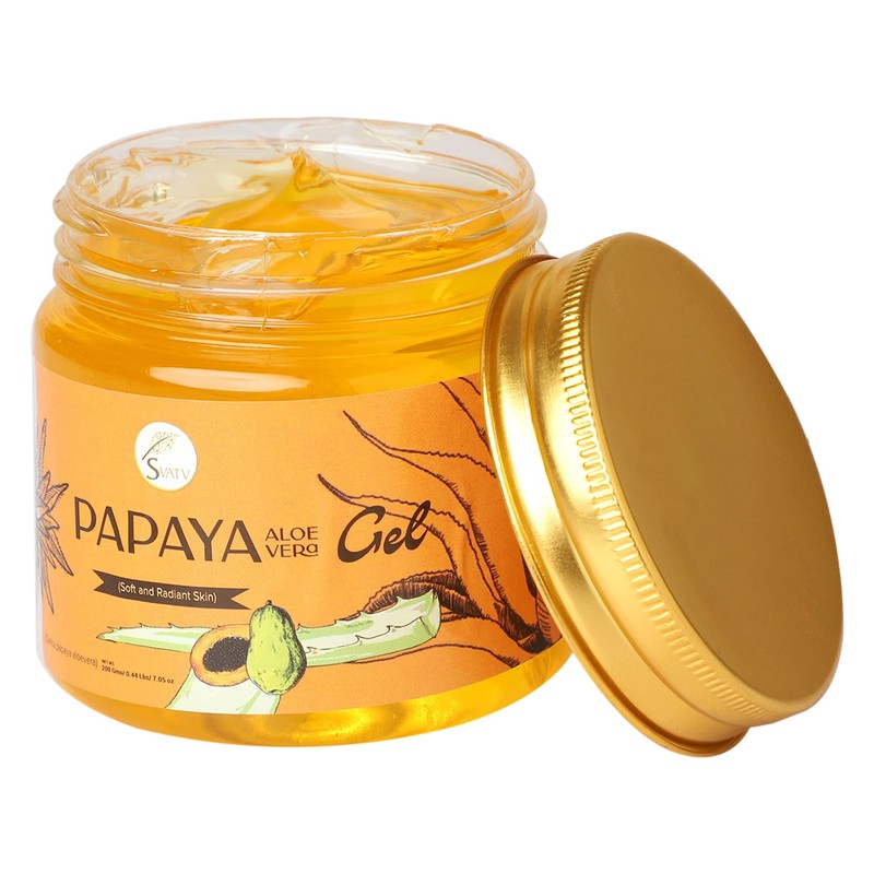 SVATV Papaya Aloe Vera Gel | Wrinkle Reduction | Skin