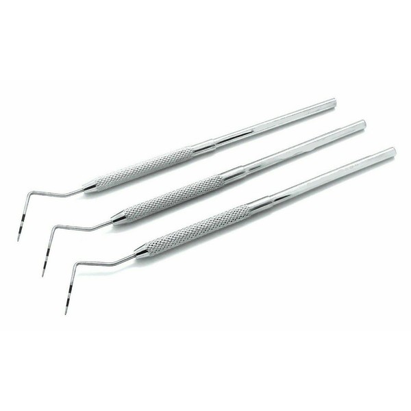 3pcs Dental Williams Explorer Probe UNC 15/23 Color Coded Marking